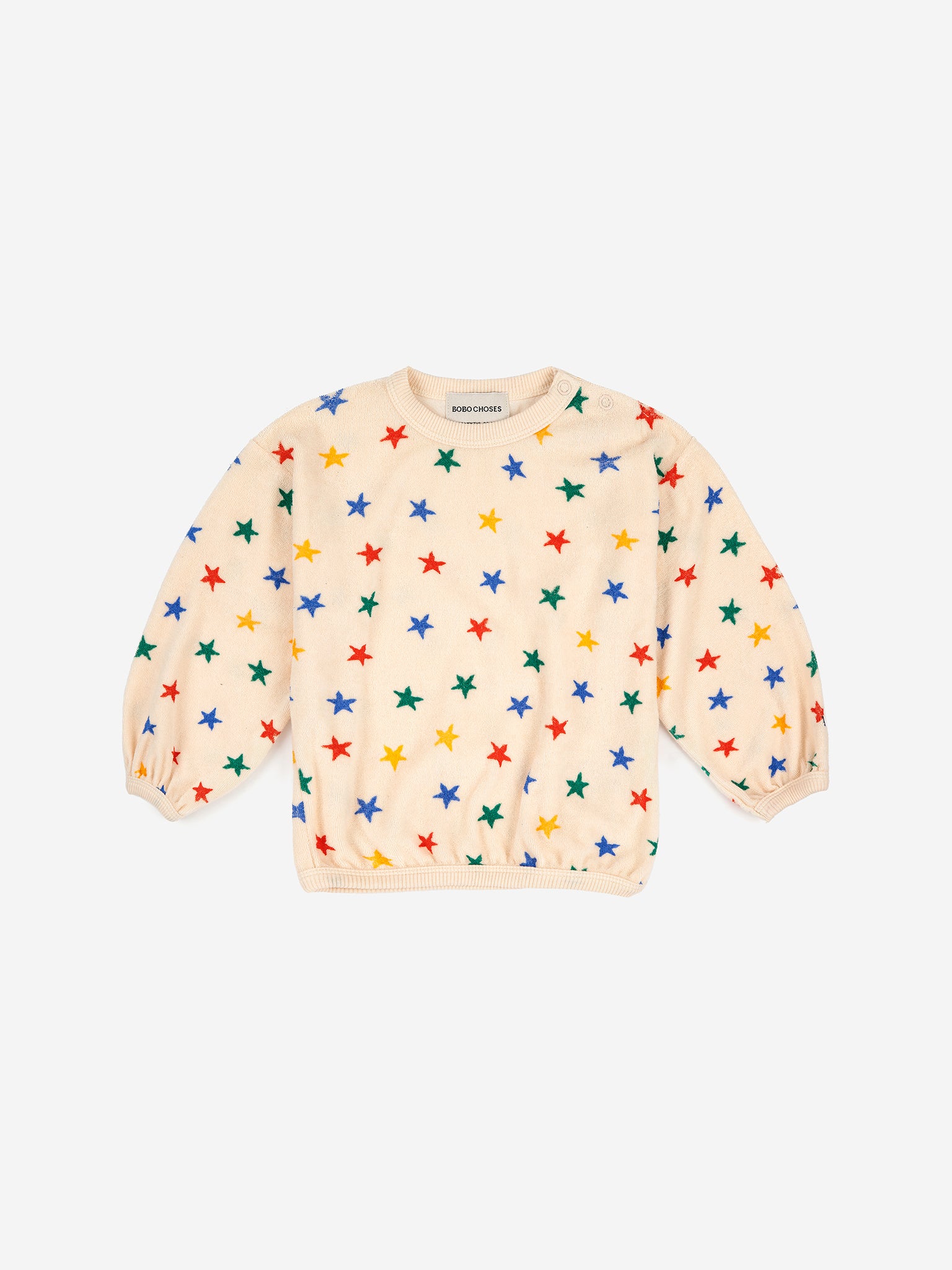 Multicolor Stars all over Terry sweatshirt