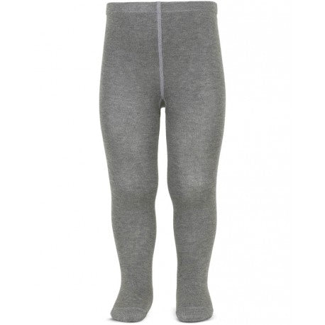 Basic plain tights - Light grey