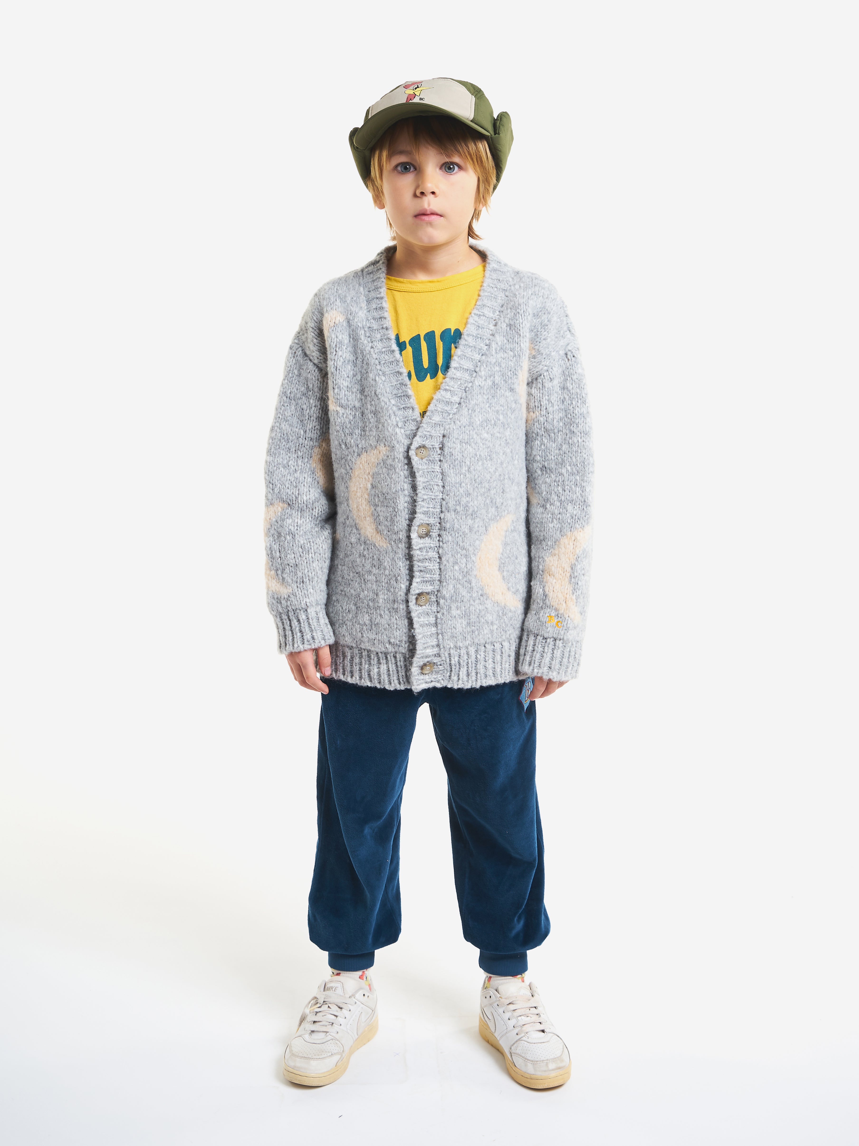 Moon jacquard cardigan