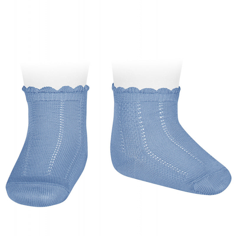 CEREMONY PATTERN SHORT SOCKS,2.393/4.446 - Cemarose Children's Fashion Boutique