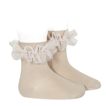 Tulle Ruffle Short Socks, 2.494/4-334 - Cemarose Children's Fashion Boutique