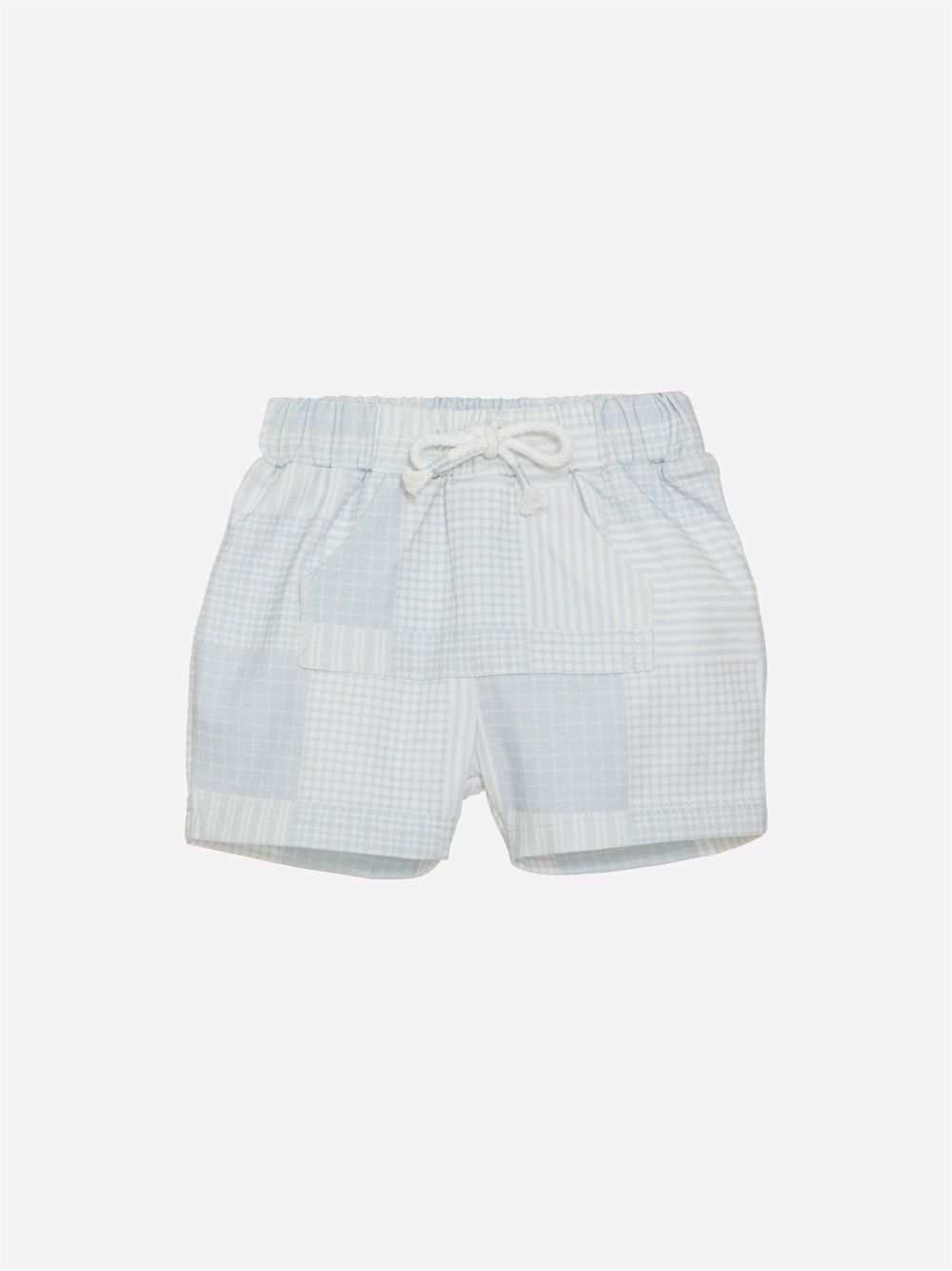 BLUE NEWBORN SHORT,BLUE VICHY - Cémarose Canada