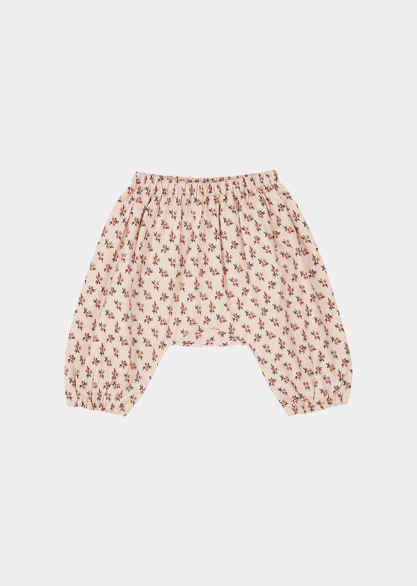 WOODPIDGEON BABY TROUSERS,PEACH SMALL FLORAL - Cémarose Canada