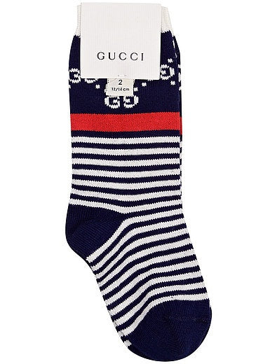 B MARSOK SOCKS CTN W/GG&STRIPE,NAVY/RED - Cémarose Canada