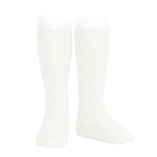 Basic rib knee high socks - Nata