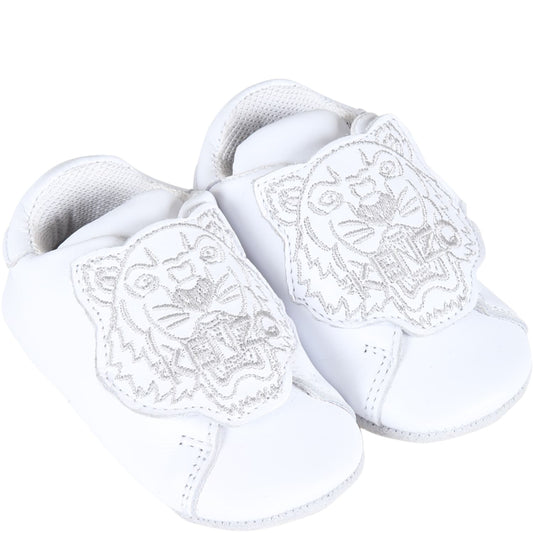 BABY TIGER SHOES,WHITE