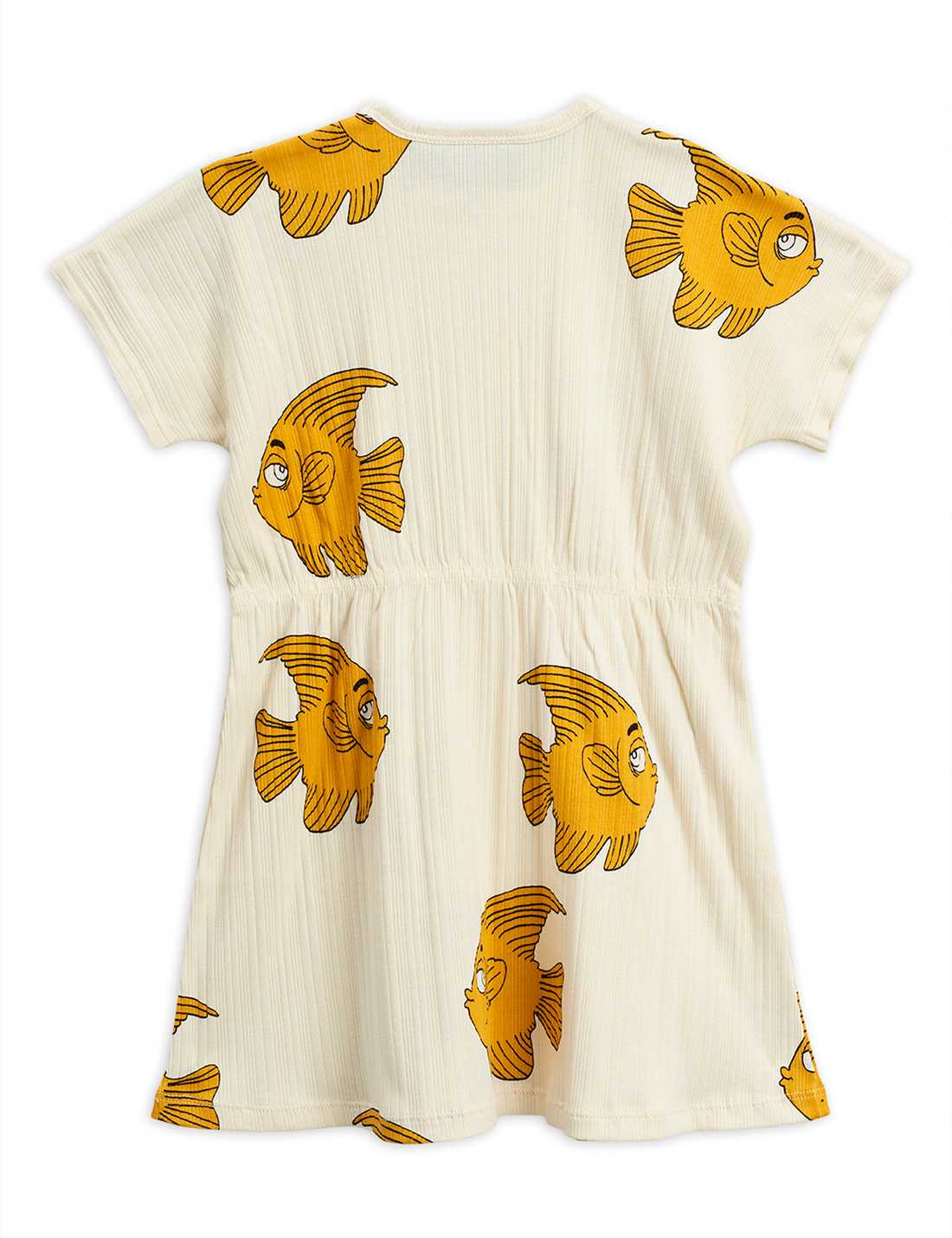 Fish ss dress, OFFWHITE - Cemarose Children's Fashion Boutique