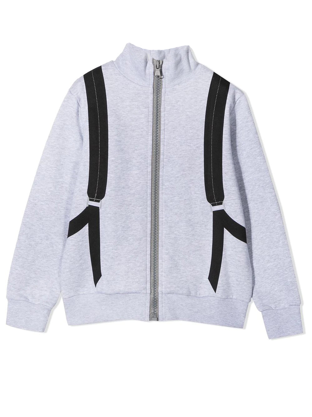 BOYS CARDIGAN WITH BACKPACK AND RACER STRIP DETAILS,GREY - Cémarose Canada