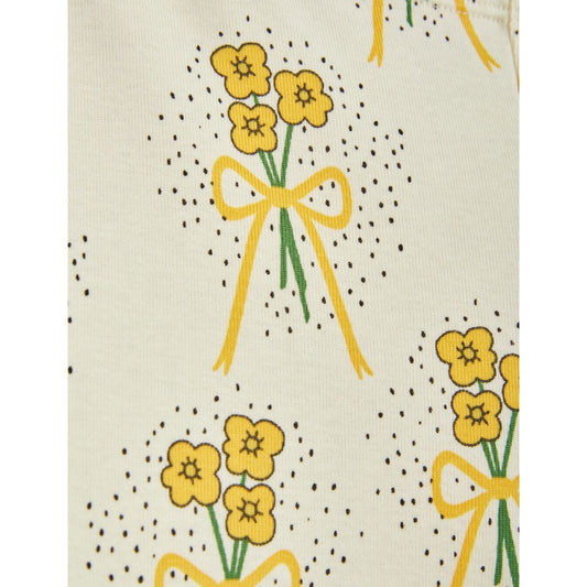 Winterflowers aop leggings,Yellow