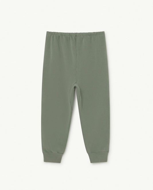 PANTHER KIDS TROUSERS, Soft Green Logo