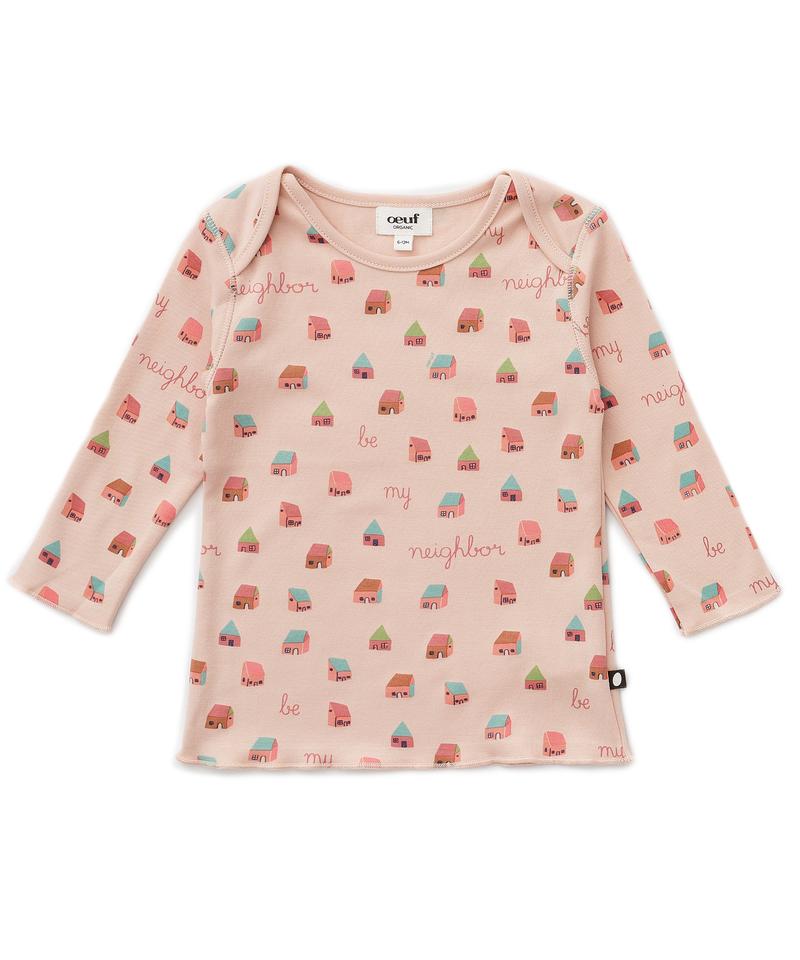 LS Baby Tee, blush/house