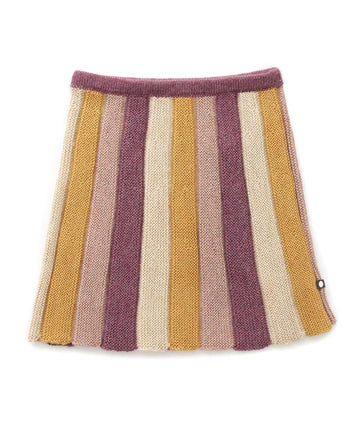 Everyday Striped Skirt, bright mauve