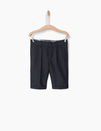 SS19, KID BOY WOOL BLEND SUIT SHORTS REEF - Cemarose Children's Fashion Boutique