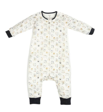 Pacific Puffin 0.6 TOG - Bamboo Long Sleeve Sleep Suit - Cémarose Canada