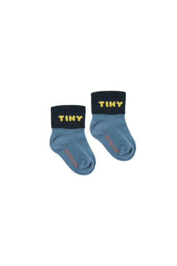 "TINY" QUARTER SOCKS sea blue/navy - Cemarose Children's Fashion Boutique