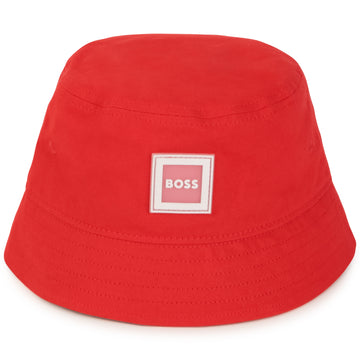 BUCKET HAT, BRIGHT RED