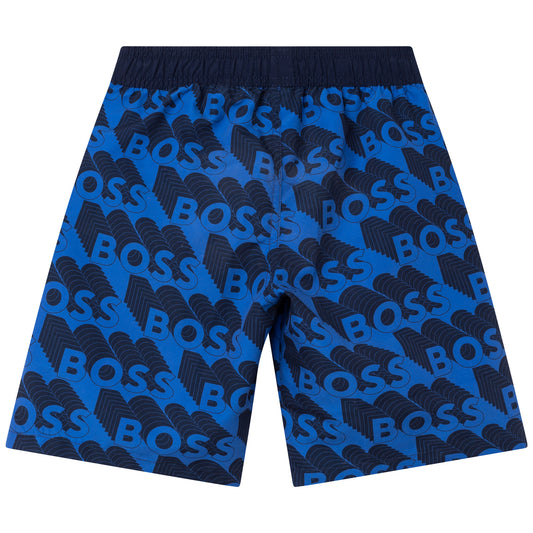 QUICK DRY SURFER ALLOVER PRINT, ELECTRIC BLUE