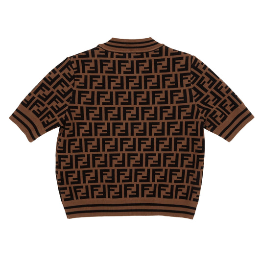 Girls Junior Knit Top with FF motif