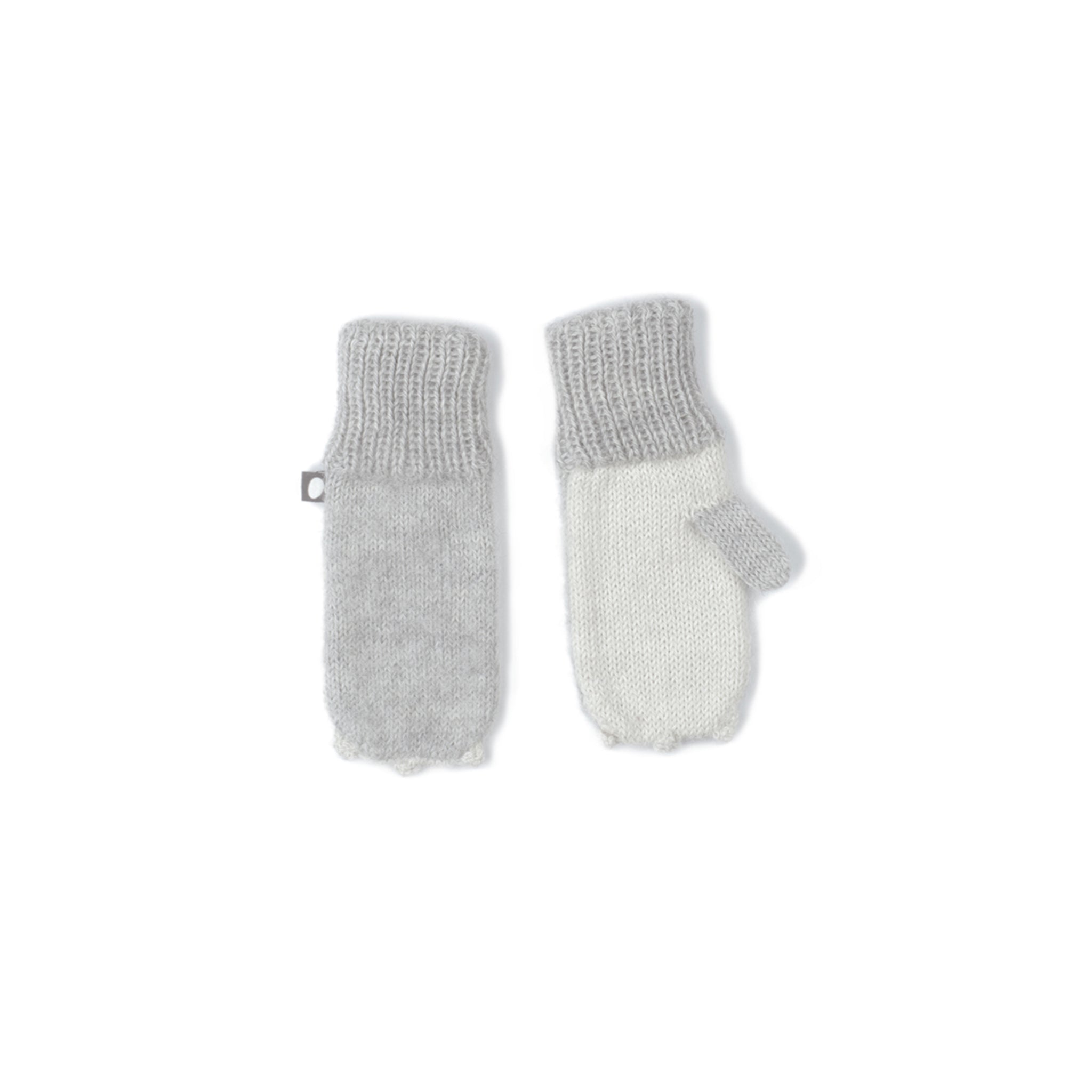 Bunny mittens, grey - Cemarose Children's Fashion Boutique