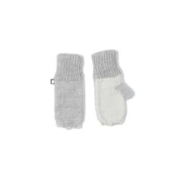 Bunny mittens, grey - Cemarose Children's Fashion Boutique