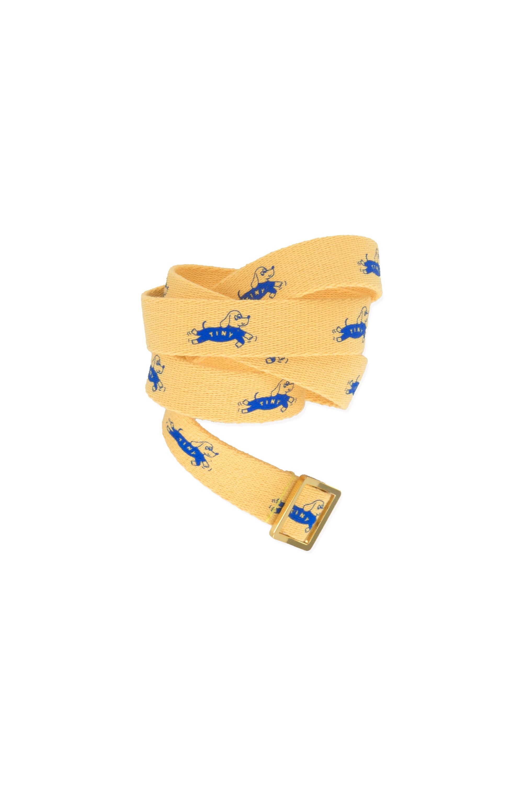 DOG BELT yellow/iris blue - Cémarose Canada