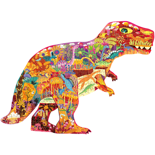 Huge Animal Shaped Puzzle- Dinosaur World 280pcs - Cémarose Canada