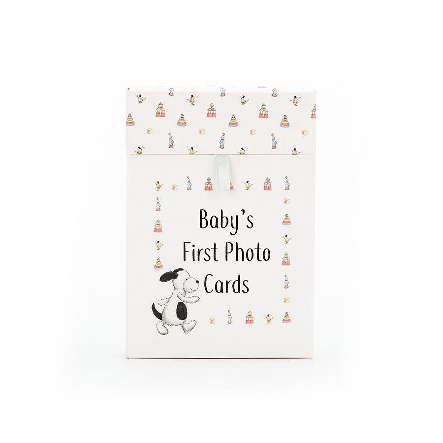 Bashful Puppy Baby's First Photo Cards - Cemarose Children's Fashion Boutique