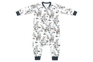 1.0T Organic Cotton Long Sleeve Sleep Suit -Mama Deerest
