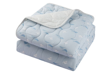 Twin Quilted Bamboo Winter Blanket - Beluga Boogie