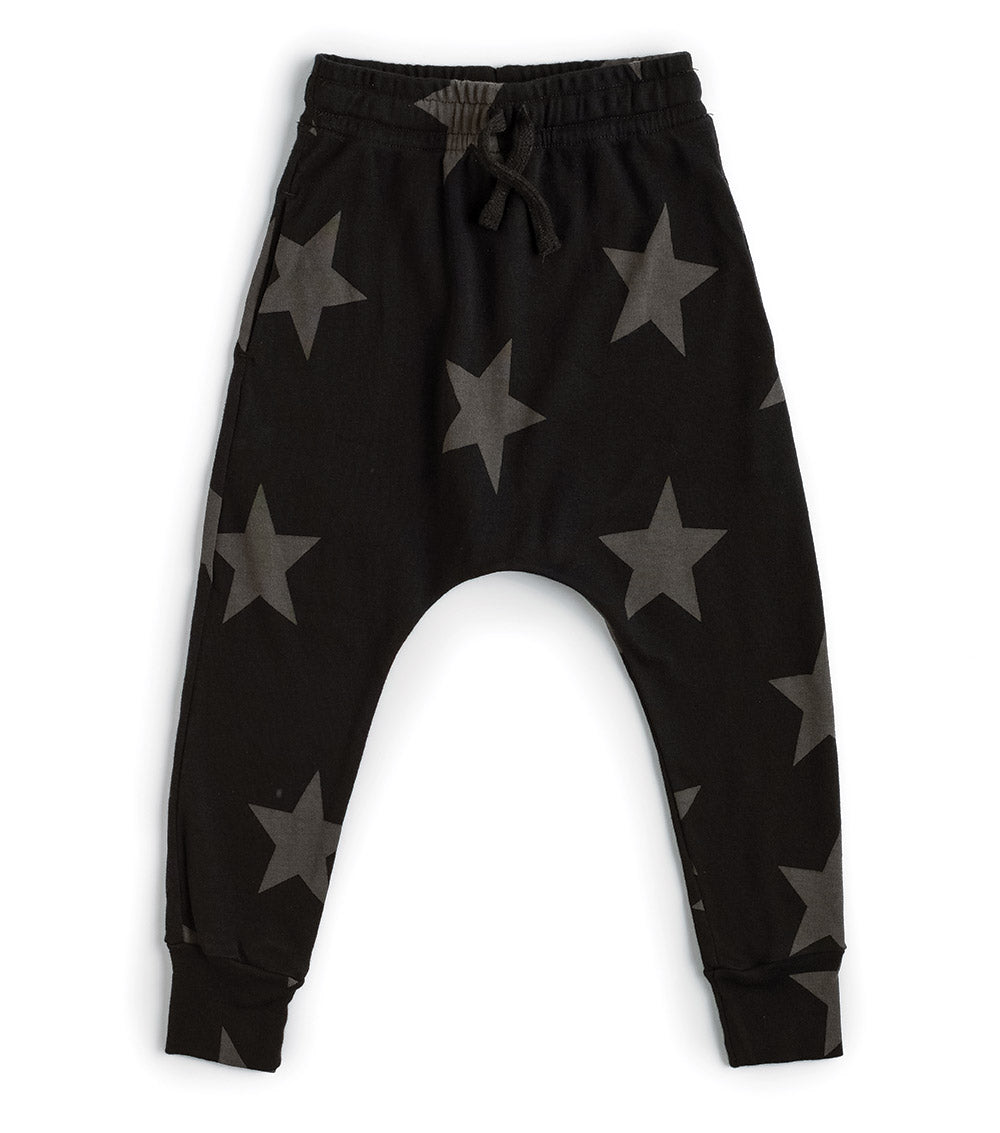 STAR BAGGY PANTS,Black - Cémarose Canada