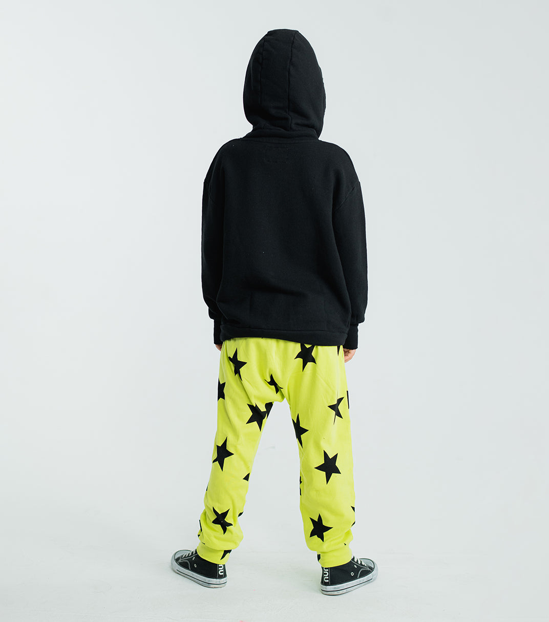 STAR BAGGY PANTS - HOT LIME