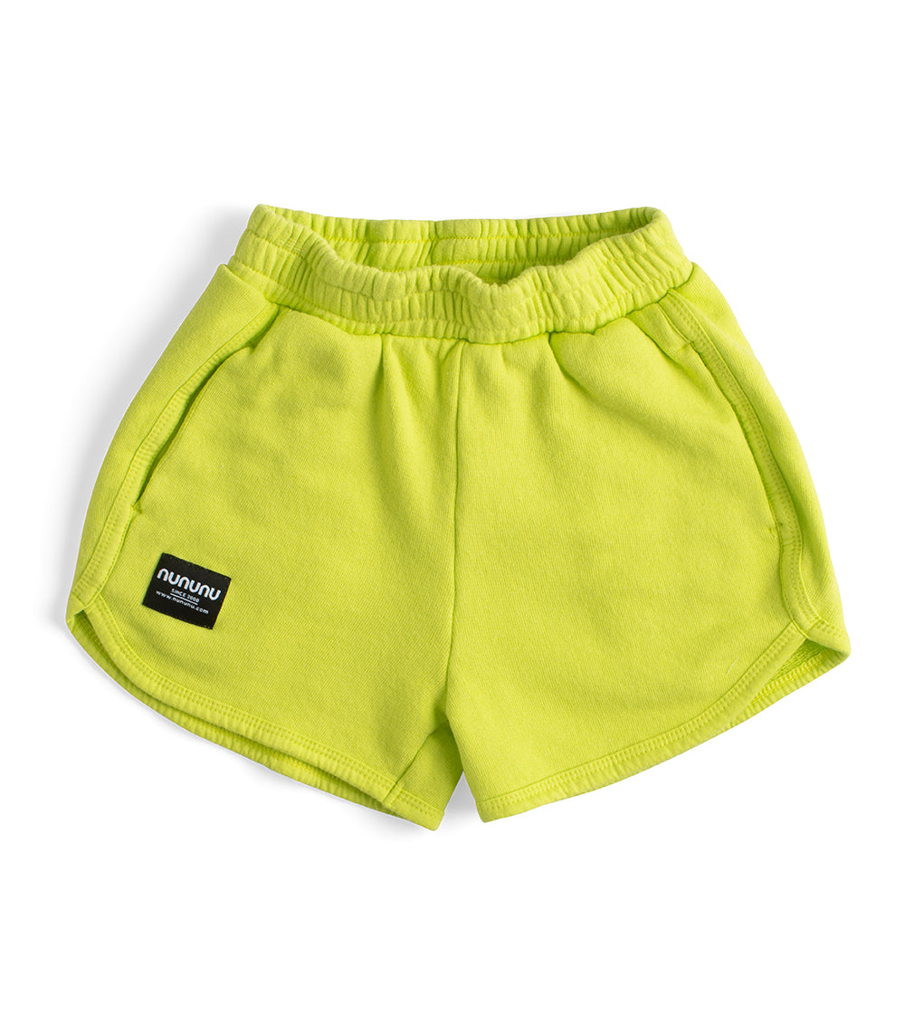 GYM SWEATSHORTS - HOT LIME