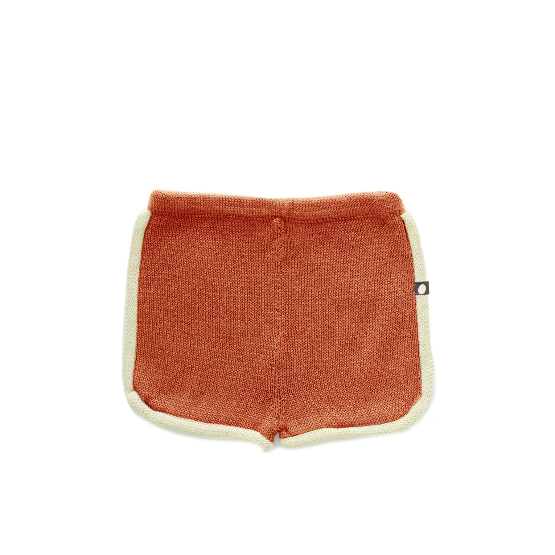 70'S Shorts-Burnt Orange/Pale Green - Cémarose Canada