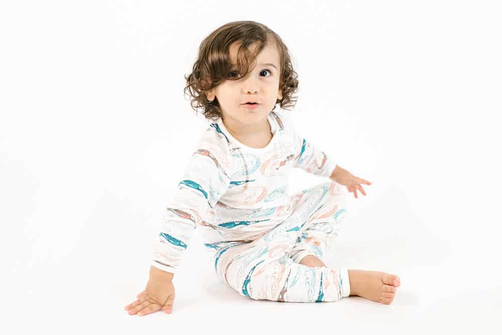 Two-Piece Bamboo Jersey PJ Set - Crocodile Party - Cemarose Children's Fashion Boutique