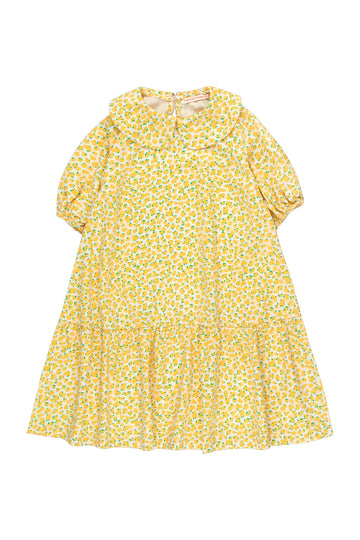 OLEANDER PUFF DRESS *light cream/yellow*