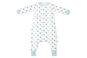 Bamboo Long Sleeve Sleep Suit - Turtle 0.6 TOG - Cemarose Children's Fashion Boutique