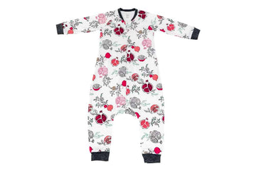 Organic Cotton Long Sleeve Sleep Suit 1.0 TOG – Pompom - Cémarose Canada