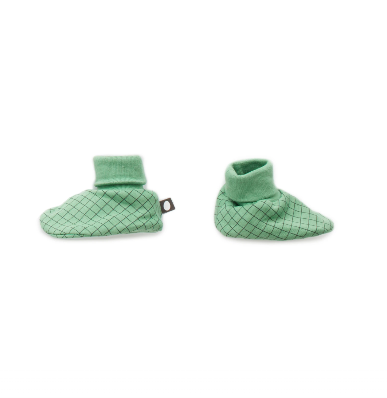 Booties, Green Chx- OS - Cemarose Children's Fashion Boutique