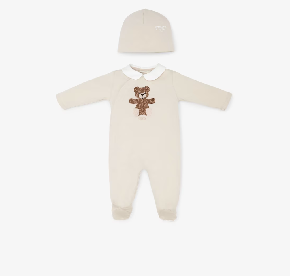 Baby Kit Beige jersey teddy bear kit