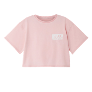 GIRL SS ACTIVE TEE WITH STELLA PRINT