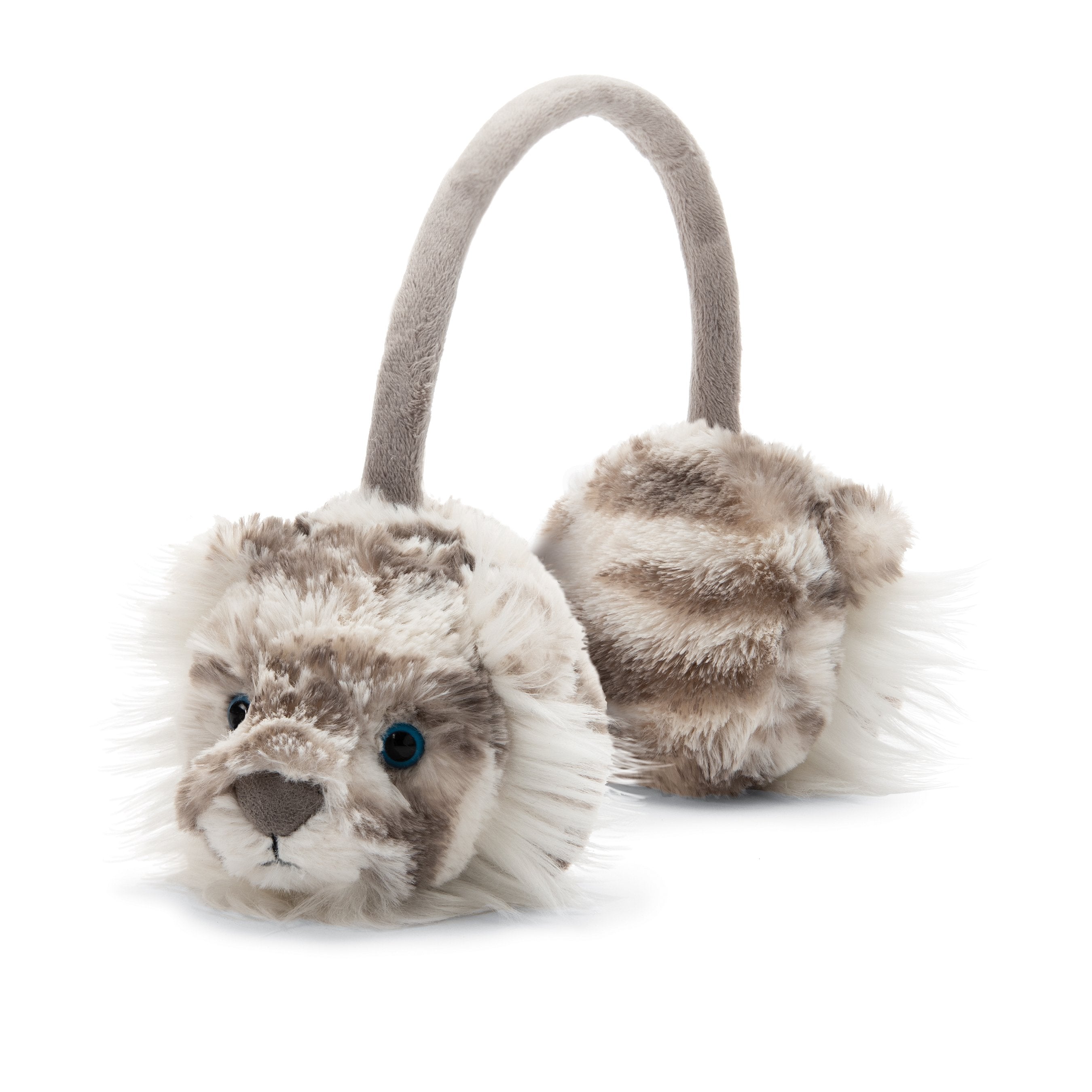 Sacha Snow Tiger Ear Muffs - Cemarose Children's Fashion Boutique