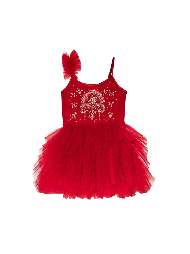 Bébé Ember Tutu Dress - Red Velvet