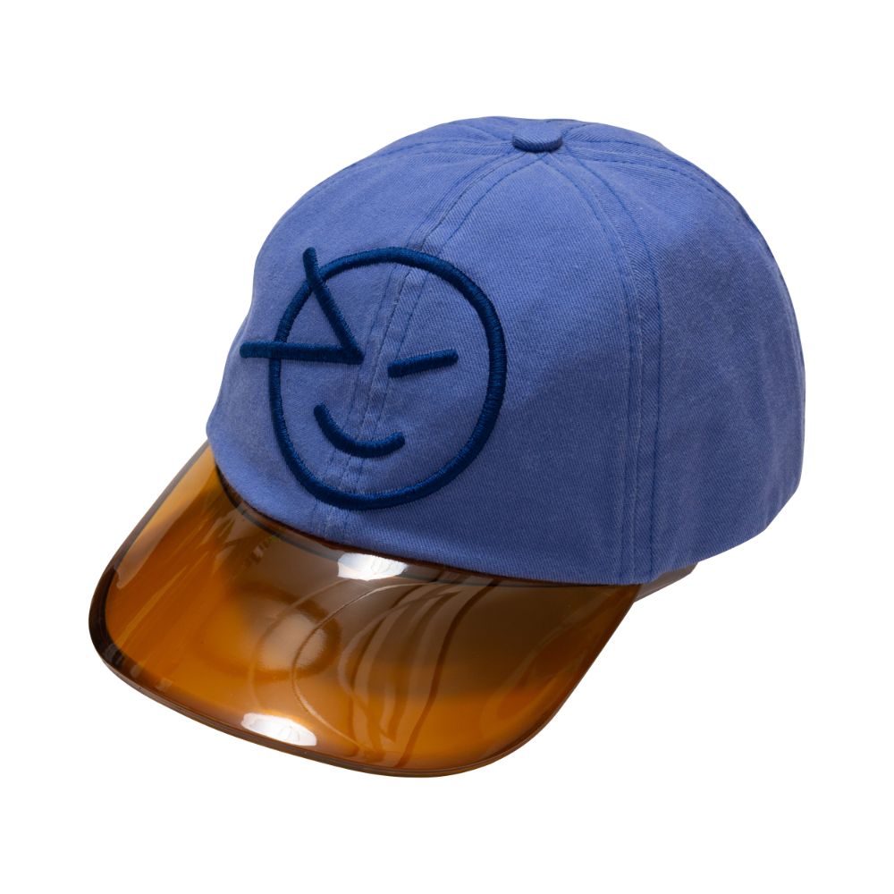 VISOR CAP, BLUE/CARAMEL