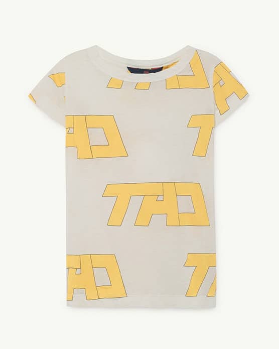 HIPPO KIDS T-SHIRT, WHITE TAO - Cemarose Children's Fashion Boutique