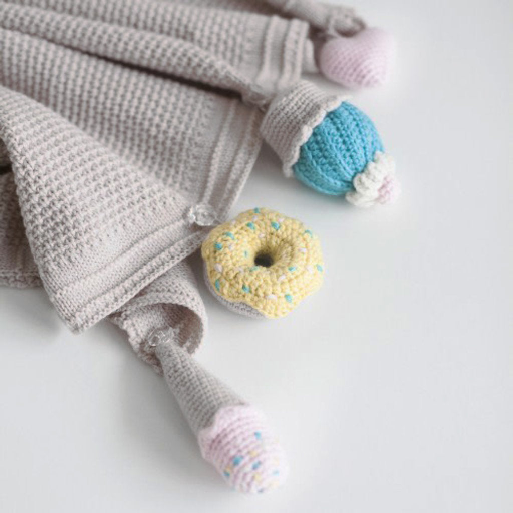 SWEETS blanket, pearl - Cemarose Children's Fashion Boutique