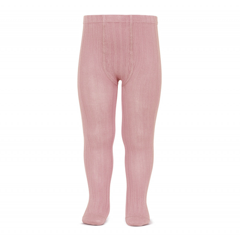 WIDE-RIB BASIC TIGHTS,Pale Pink 2.016/1-526 - Cémarose Canada