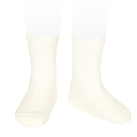 Basic rib short socks, Beige 2.016/4 303 - Cémarose Canada
