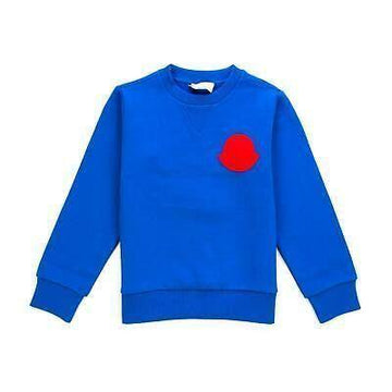 Moncler Blue Sweatshirt with Red Logo - Cémarose Canada