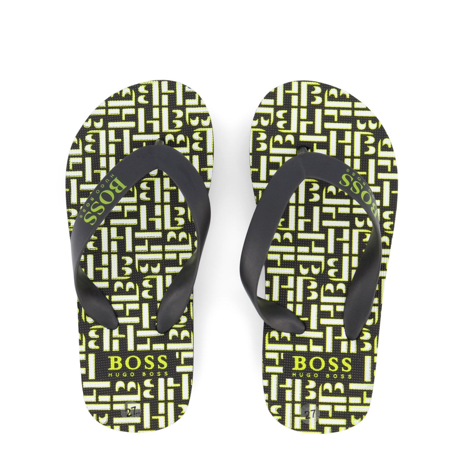 FLIP FLOP, ALLOVER PRINT SOLE, MINI ME,BLACK - Cémarose Canada