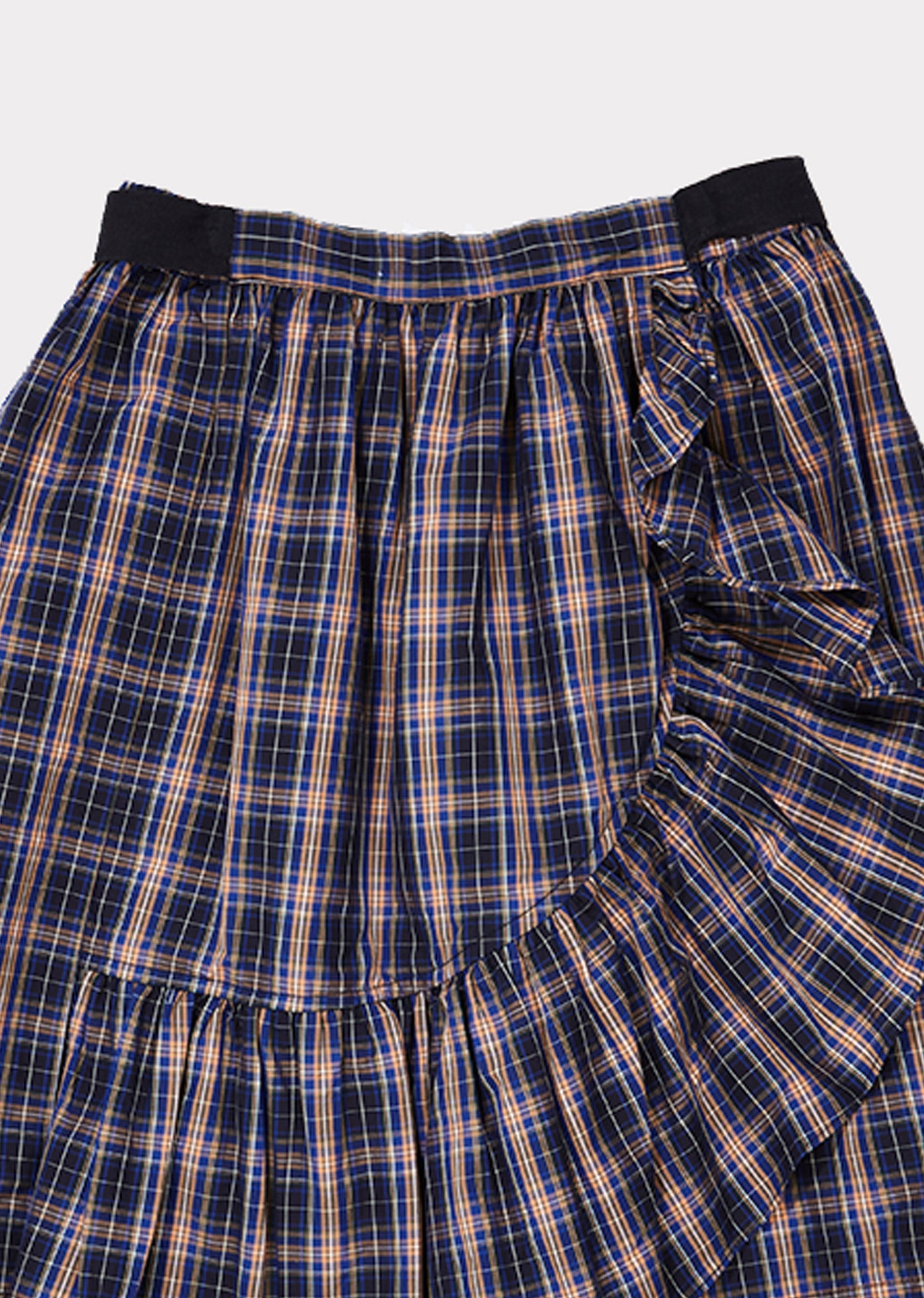 COMANA SKIRT, NAVY CHECK - Cemarose Children's Fashion Boutique